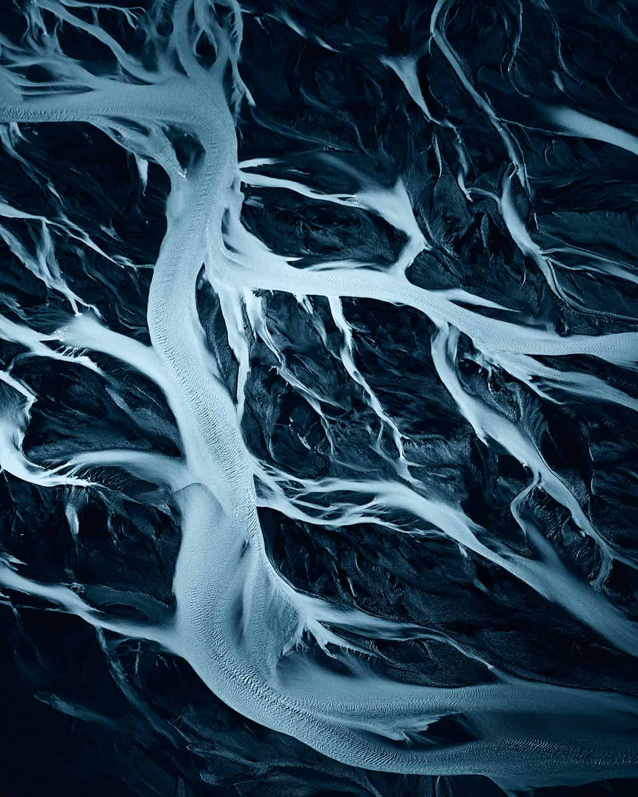 "Veins of the Glacier" Bilddrucke in höchster Qualität mit der ChromaLuxe Technologie